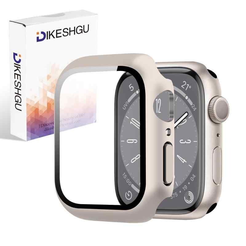Dikeshgu for Apple Watch ultraケース49mm アップルウォッチ ウルトラ カバー 保護ケース-H (40mm, スターライト)