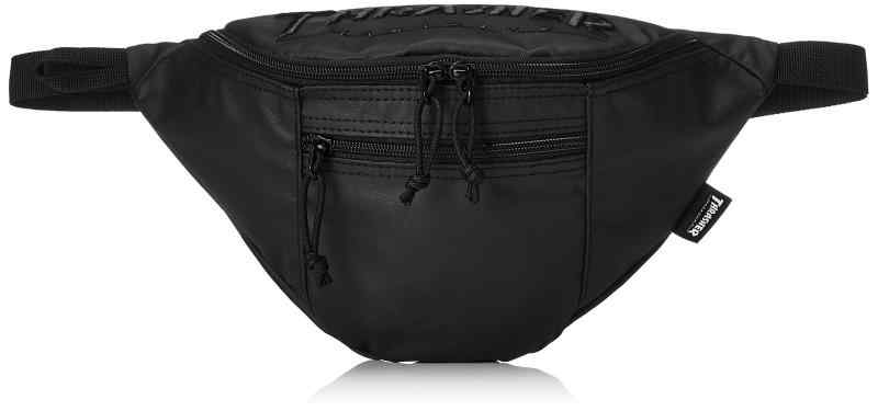 [スラッシャー] ウエストバッグ (ベルトサイズ調整可能)[ THR-145 / Coating Waist Bag ] ヒップ BKBK_ブラック・ブラック