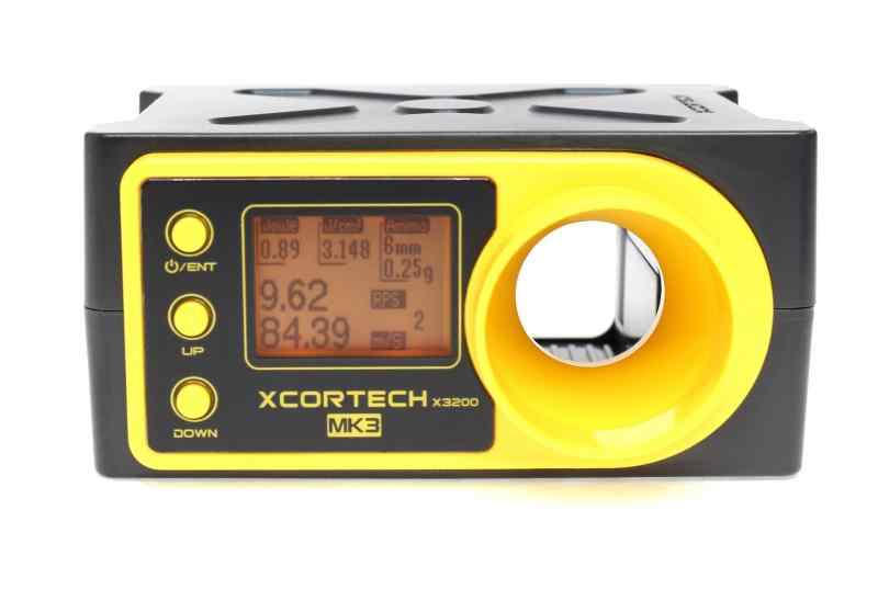 XCORTECH X3200 MK3 弾速計 日本語取扱説明書付 (電池セット、三脚セット)