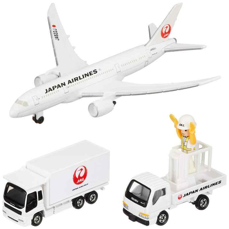 タカラトミー『 トミカ 787エアポートセット (JAL) 』 ミニカー 車 おもちゃ 3歳以上 玩具安全基準合格 STマーク認証 TOMICA TAKARA TOMY