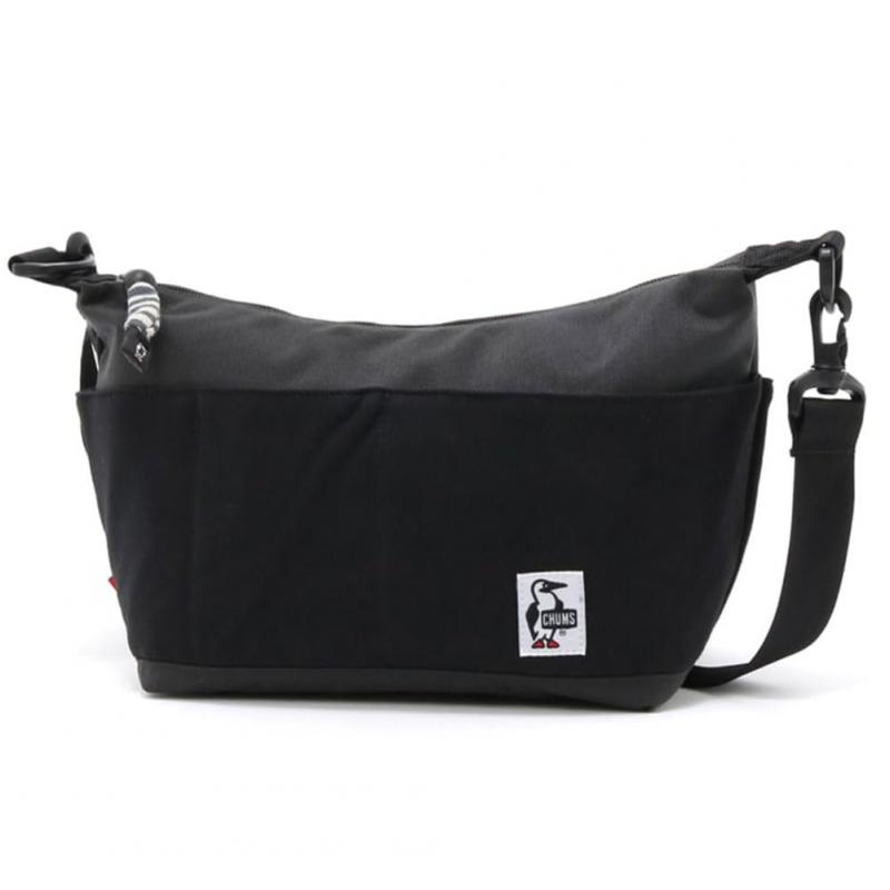 [チャムス] Bag Collect Shoulder Sweat Nylon (ブラック/チャコール, Free Size)