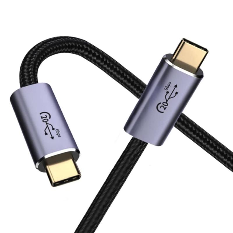 USB-C & USB-C ケーブル Type-c ケーブル USB3.2 Gen2(20Gbps) PD対応 100W/5A急速充電 8K/60Hz映像出力 超高耐久ナイロン タイプc ケー