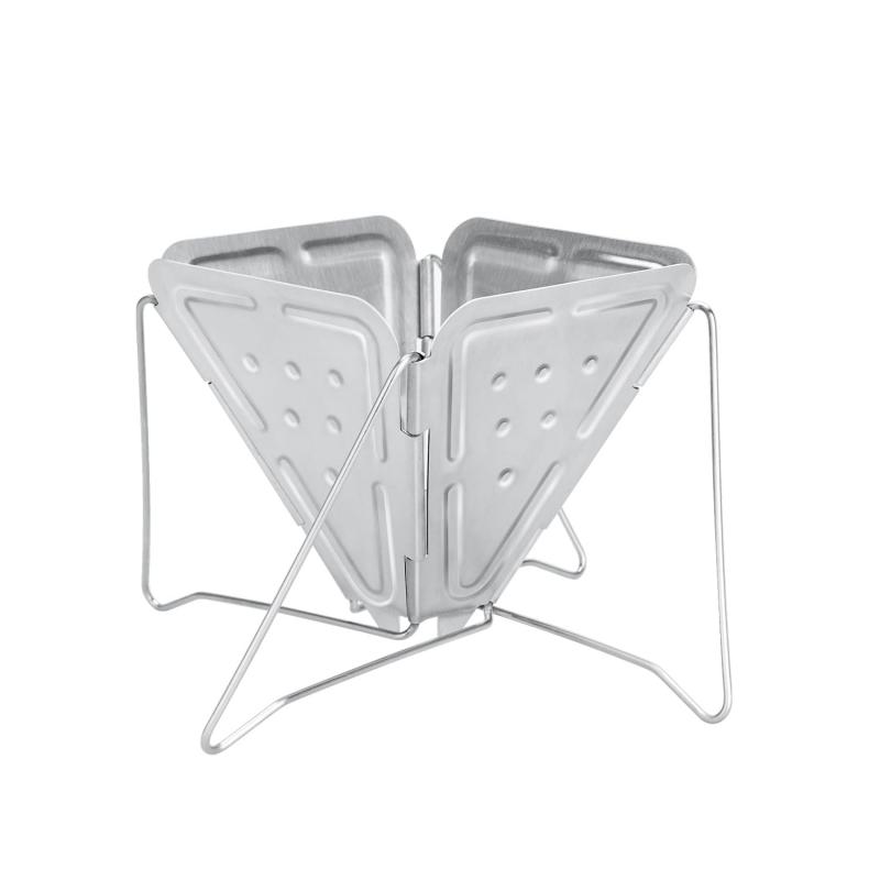 MERMOO YILAN (メルムー・イーラン) 折りたたみ式 コーヒードリッパー アウトドア 折り畳み ソロキャンプ ステンレス製 スタンド コーヒ