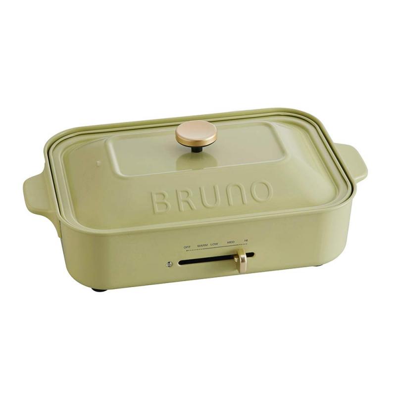 BRUNO コンパクトホットプレート ライトグリーン サイズなし BOE021-PYGR