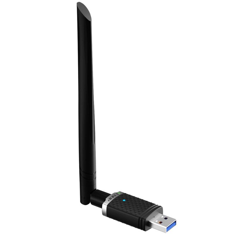 WiFi 無線LAN 子機 1300Mbps USB3.0 WIFIアダプター デュアルバンド 5G/2.4G 802.11 AC 高速通信5dBi 360°回転アンテナ Windows11/10/8.