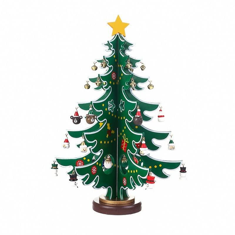 卓上木製クリスマスツリー アドベントカレンダー カウントダウンアドベントカレンダー クラフトクリスマスツリー 24日間 カウントダウン