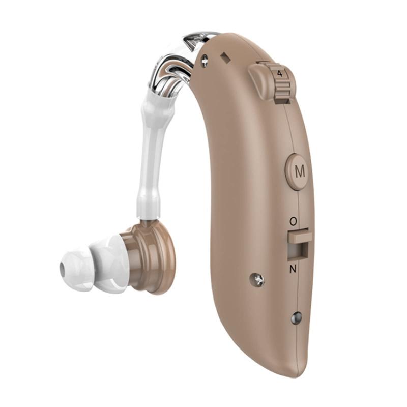 集音器 耳かけ式 ブルートゥース機能 左右耳兼用 USB充電式 ノイズ抑え Bluetooth 日本語取扱説明書 (肌色)