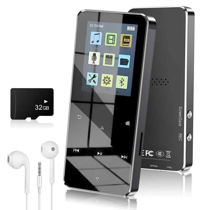【2024年】VORAGA MP3プレーヤー Bluetooth5.1 32GB大容量 128GBまで拡張可能 ウォークマン 2.4インチ大画面 音楽プレーヤー HIFI音質 多