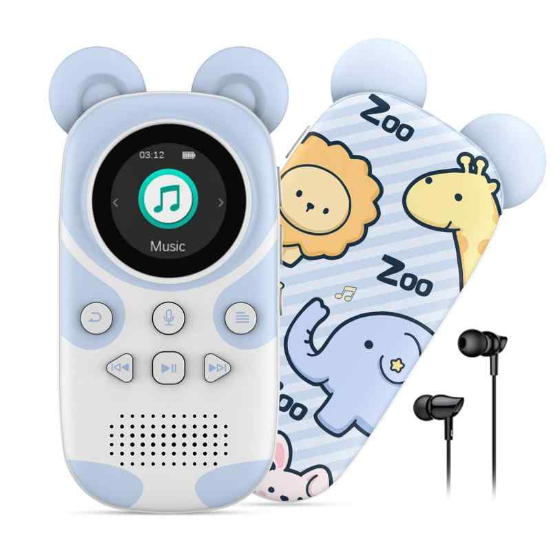 RUIZUの子供向けBluetooth MP3プレーヤー、カートゥーン動物園ポータブル音楽プレーヤー32GB 16GBは、Bluetooth、スピーカー、FMラジオ、