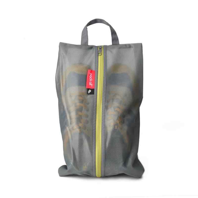 pack all シューズケース シューズバッグ 超軽量 防水 半透明 色とサイズ選び可能 シューズ袋 上履き入れ 靴入れ 衣類入れ 収納バッグ 旅
