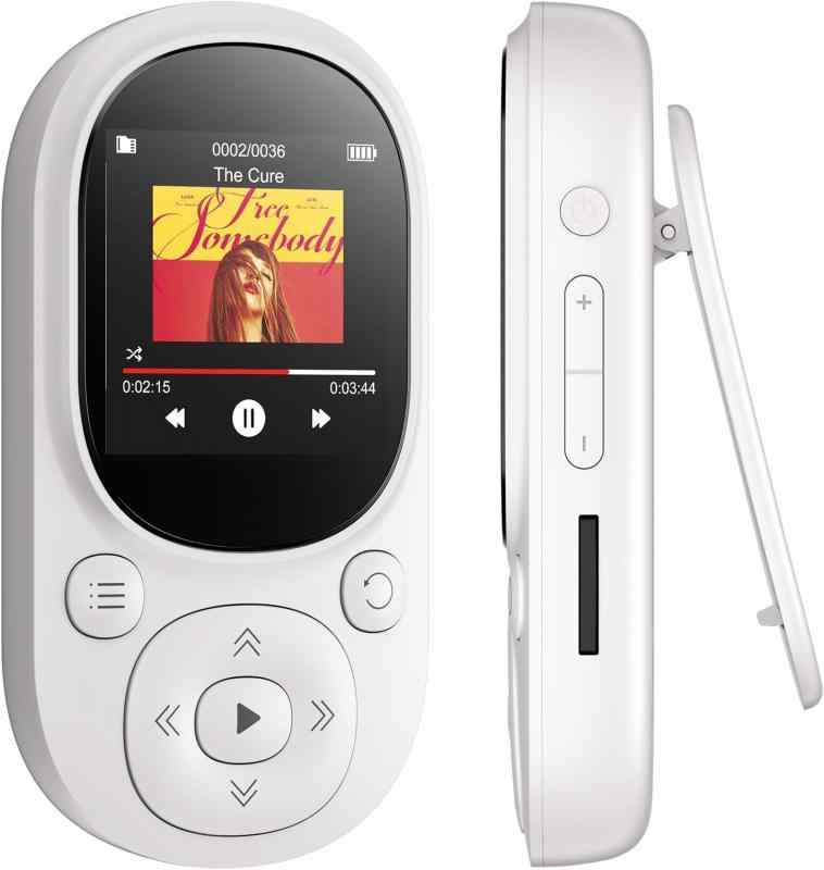 MECHEN MP3プレーヤー クリップ式 64GB内蔵 音楽プレーヤー スポーツ用 Bluetooth 5.3 ミュージックプレーヤー FMラジオ・録音・歩数計・