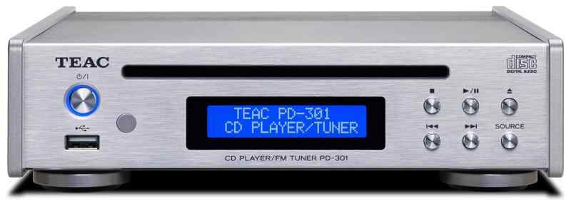 ティアック CDプレーヤー/FMチューナー PD-301-X シルバー