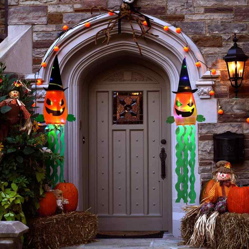 EGGEIL ハロウィン 飾り Halloween LED ライト装飾 防水 屋内屋外兼用 電池式 モコン付属