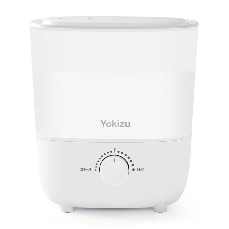 Yokizu 加湿器 卓上 大容量 2.5L 小型 静音 アロマ 上から給水 超音波式 LEDライト 省エネ コンパクト 30時間連続稼働 強力 お手入れ簡単