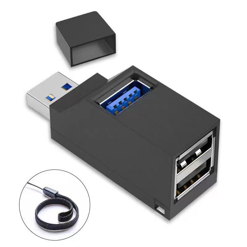Seninhi USB ハブ 3ポート 直挿し pc usb 増設 ハブ 直差し USB3.0＋USB2.0コンボハブ 超小型 USBポート拡張 バスパワー USB HUB 軽量 持