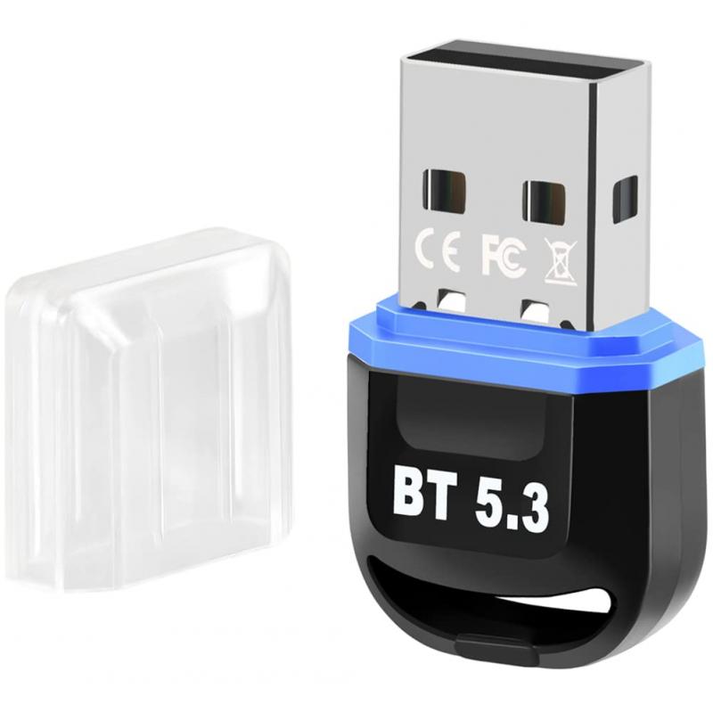 GUROYI【最新型Bluetooth5.3技術 & 超低遅延】Bluetoothアダプタ 5.3 Bluetooth USBアダプター 低遅延 無線 省電力 apt-X EDR/LE対応 Windo