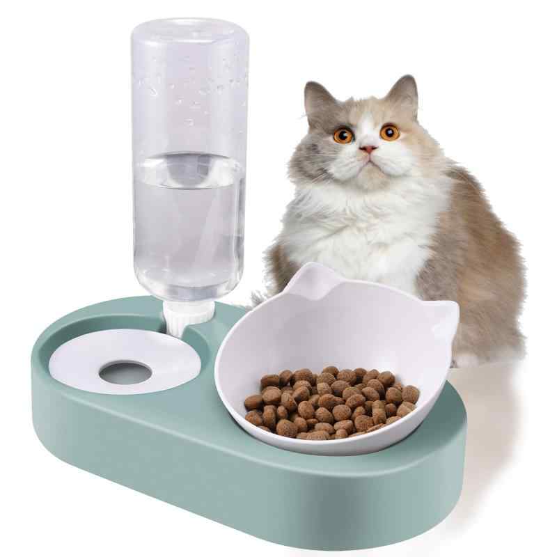 猫 食器 猫 えさ 皿 ペット 犬 食器 フードボウル 猫 餌入れ 猫用品 自動給水器 食べるための15度の傾斜 頸椎を保護する エサ入れ 取り外