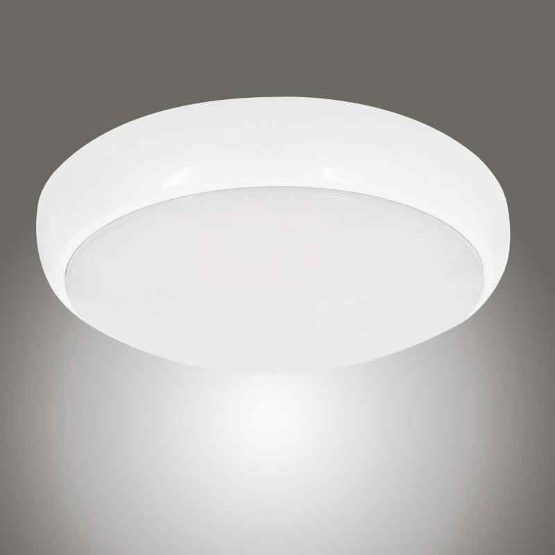 YC照明 LED バスルームライト 丸型 ip65 防湿・防雨型 天井・壁直付型 台所 廊下 玄関 本棚 浴室 トイレ 室外照明 15W PSE認定済 (15W)