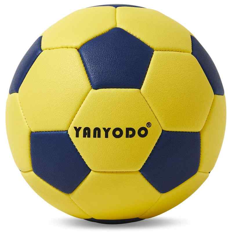 YANYODO ハンドボール 3号 練習用 ソフトハンドボール 屋外 屋内用 レーニングボール 3号球 大人 一般/大学/高校用 ボール マイクロファ