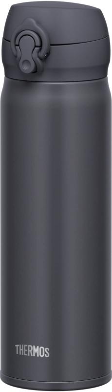 サーモス 水筒 真空断熱ケータイマグ 500ml スモークブラック 飲み口外せてお手入れ簡単 軽量タイプ ワンタッチオープン 保温保冷 JNL-50