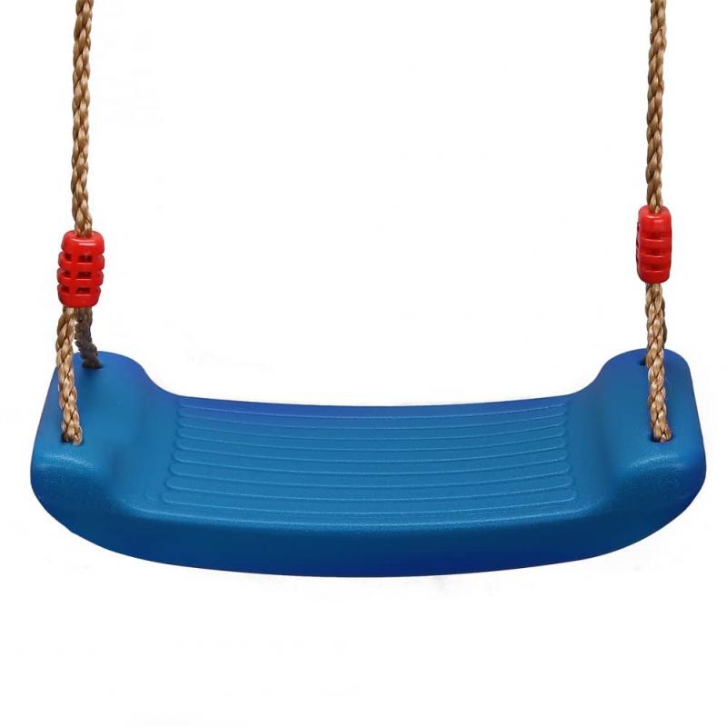 Leweet ブランコ 子供遊具 大人用 お家でぶらんこ 屋外 室内 屋内 最大耐荷重約100kg ロープの長さ調整可能 キッズプレゼント (ブルー)