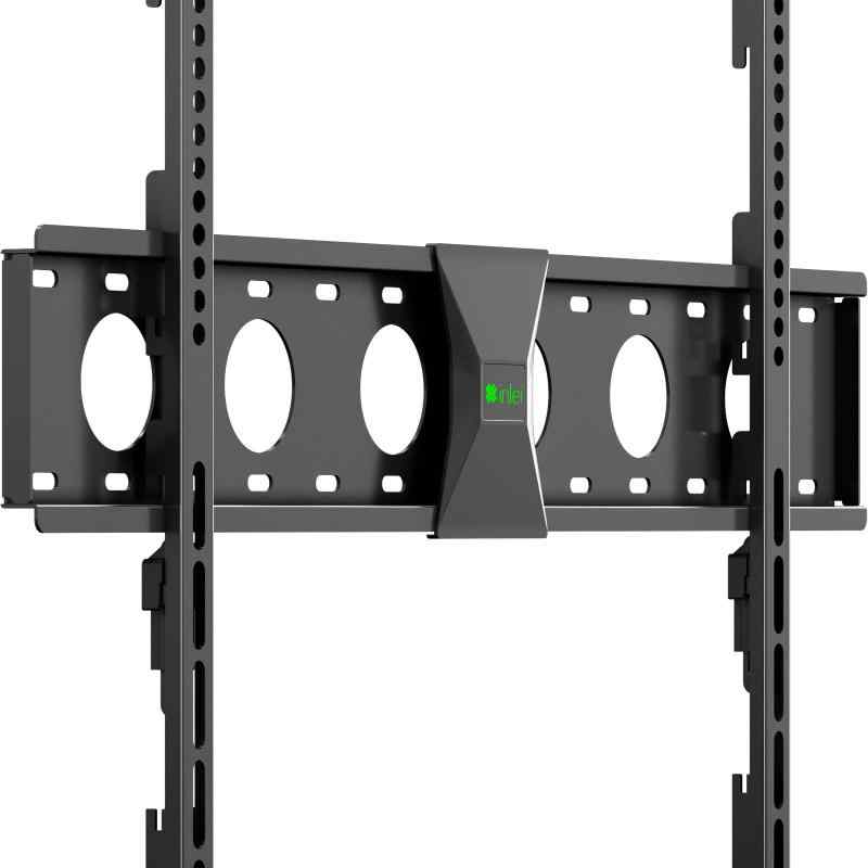 XINLEI 高さ調節可能 LED 移動式テレビ台 壁寄せTVスタンド 自立型テレビスタンド 耐荷重35kg ブラック 黒 (ML55A) (ML55AW)