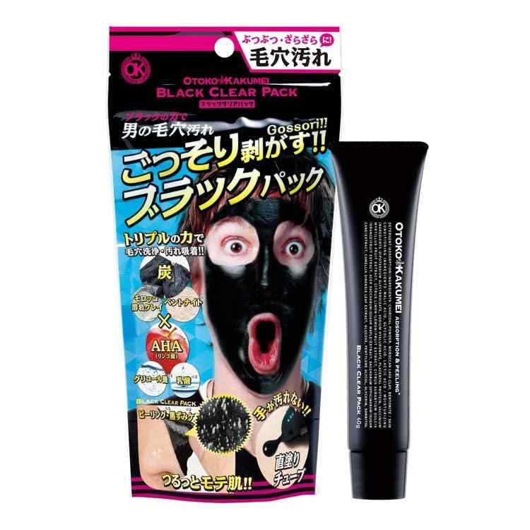 OTOKO KAKUMEI ブラッククリア直塗りパック(はがすパック) OKブラックパック 顔パック 鼻パック 毛穴対策