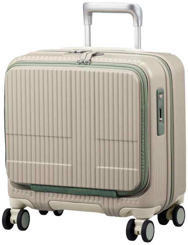 [イノベーター] スーツケース 機内持ち込み 横型 多機能モデル INV20 (サンドベージュ)