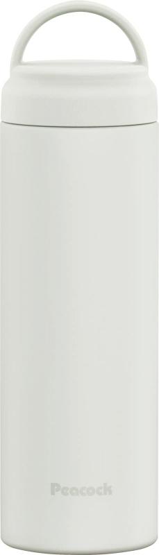 ピーコック 水筒 ステンレス ボトル スクリューマグボトル (ハンドル付き) 保温 保冷 480ml ホワイト AKZ-48 W