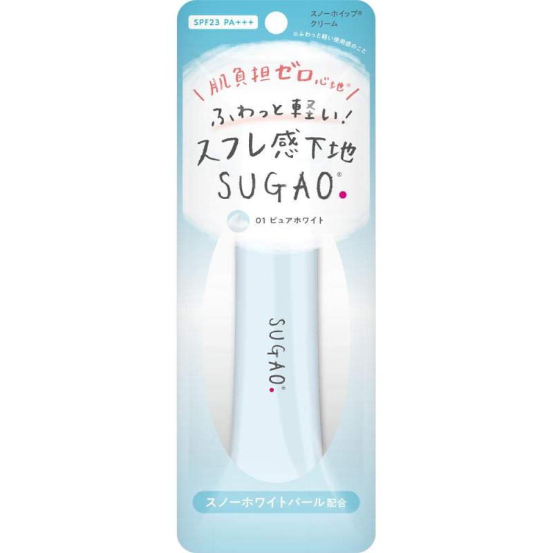 スガオ(SUGAO) SUGAO スノーホイップクリーム BBクリーム ピュアホワイト 25グラム (x 1)