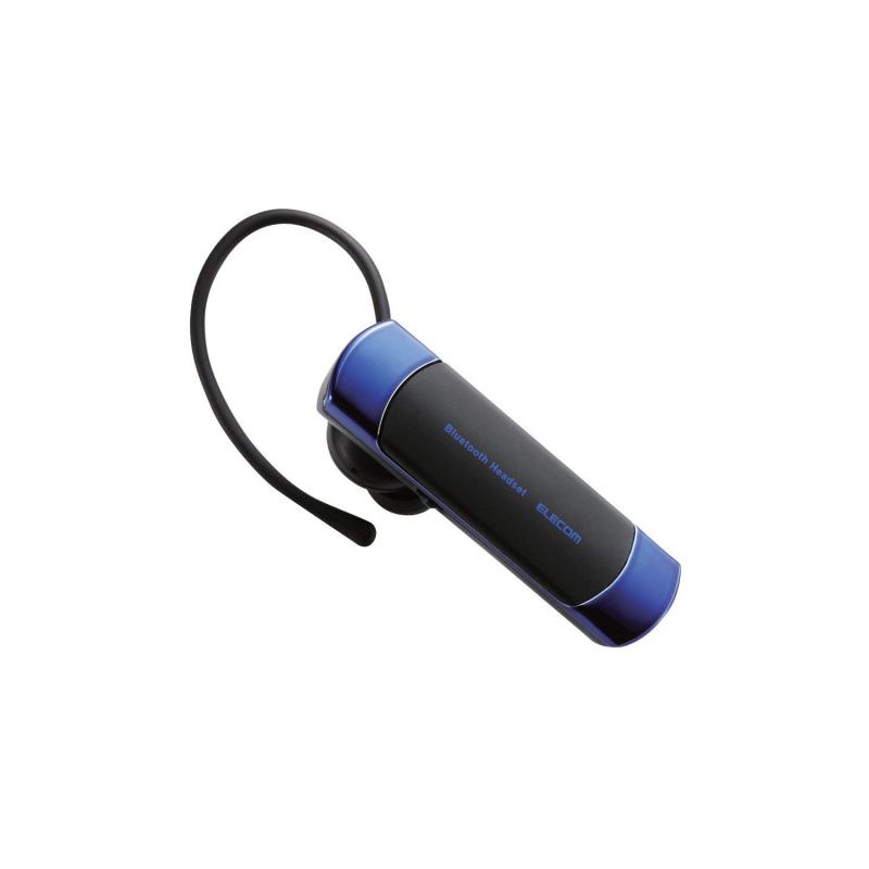 エレコム(ELECOM) Bluetooth ブルートゥース ヘッドセット 通話・音楽、動画の音声が聴ける ブルー LBT-HS20MMPBU