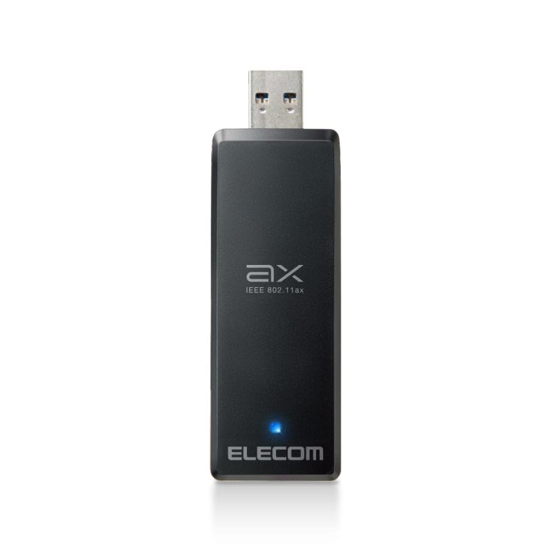 エレコム WiFi 無線LAN 子機 Ｗifi6 1201Mbps+574Mbps 5GHz 2.4GHz USB3.0 USB-A 11ax/ac/n/g/b/a ビームフォーミングZ対応 MU-MIMO対応