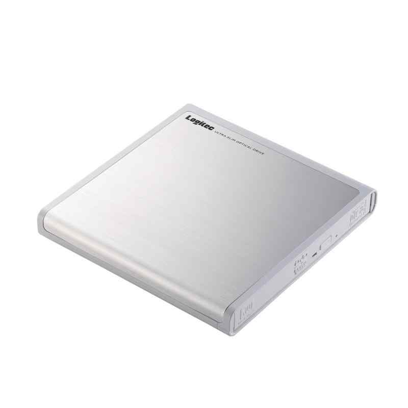ロジテック 外付け DVDドライブ LDR-PMJ8U2L (ホワイト, 2.書込/編集/再生ソフト付属)