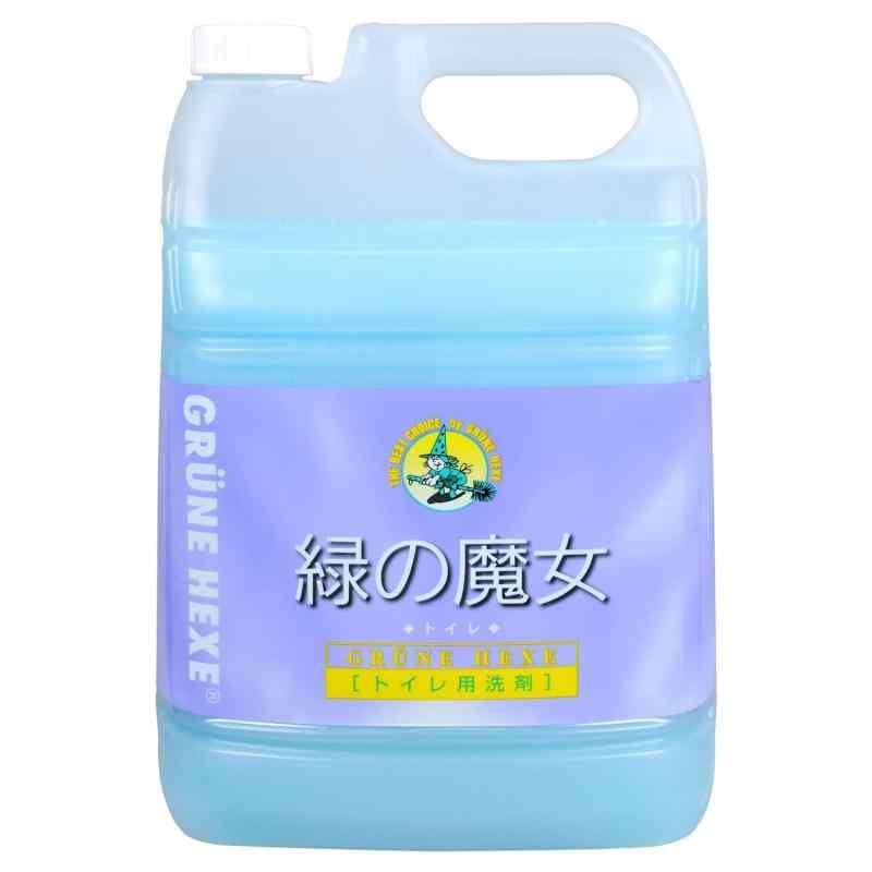 【大容量】 緑の魔女 トイレ(トイレ用洗剤) 5L 業務用 (5リットル (x 1))