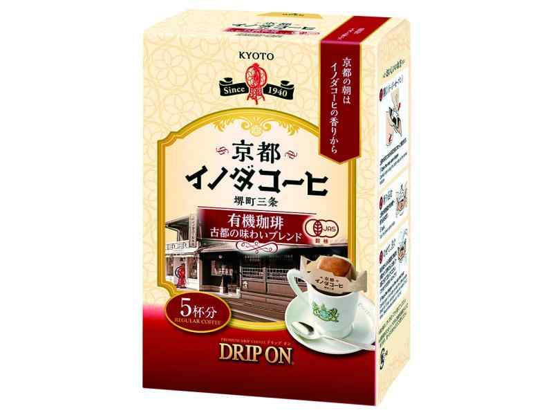 キーコーヒードリップオン 京都イノダコーヒ 有機珈琲 古都の味わいブレンド 5杯分