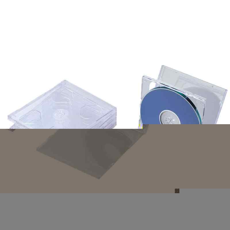 エレコム DVD BD CDケース プラケース 標準タイプ 2枚収納 5枚パック ホワイト CCD-JSCNW5WH