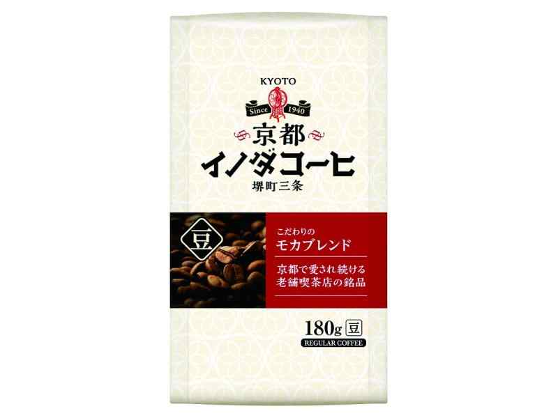 キーコーヒー 京都イノダコーヒ こだわりのモカブレンド 豆 LP 180g