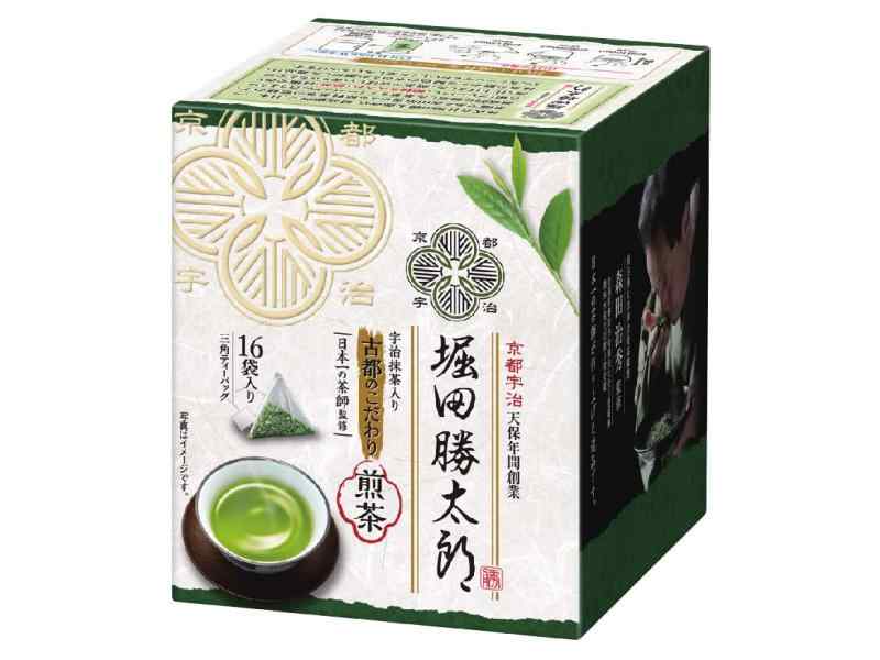キーコーヒー 堀田勝太郎 古都の味わい 煎茶ティーバッグ 16袋