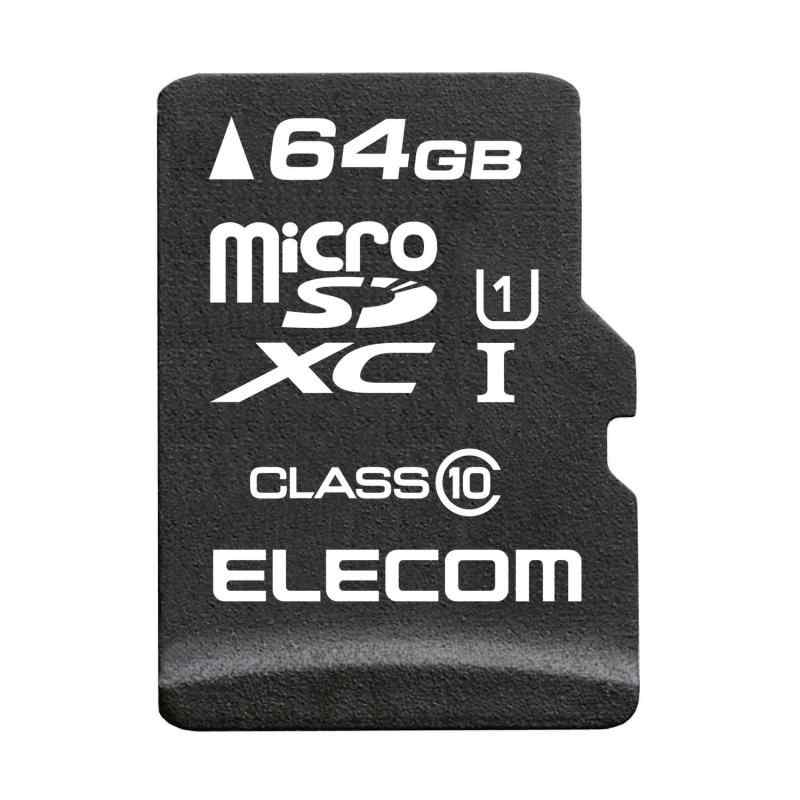 【2015年モデル】エレコム microSD 64GB Class10 【データ復旧1年間1回無料サービス付】 MF-MSD064GC10R