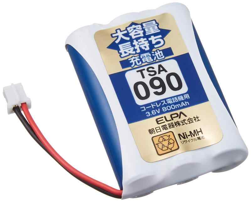 エルパ(ELPA) 大容量長持ち充電池 パイオニア他同等品 3.6V 800mAh ニッケル水素充電池 TSA-090