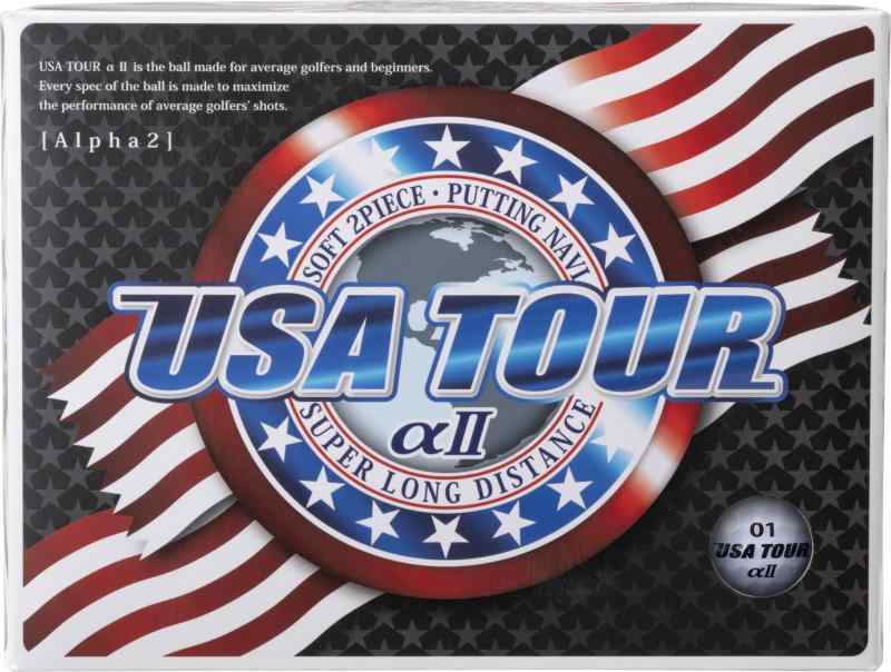 アサヒゴルフ USA TOUR αII 12P (ホワイト)