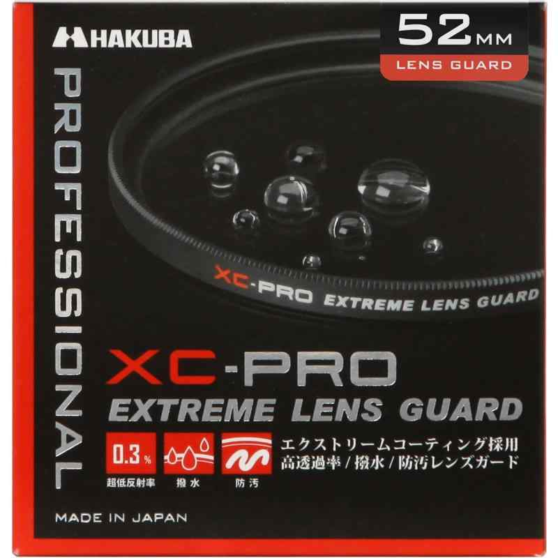 ハクバ HAKUBA 52mm レンズフィルター XC-PRO 高透過率 撥水防汚 薄枠 日本製 レンズ保護用 CF-XCPRLG52 月食 紅葉