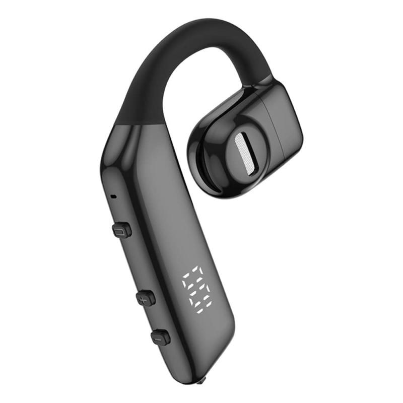 NAMOTUOFO bluetoothイヤホン 片耳 耳掛け式 左右耳兼用 Bluetooth5.３ LED残量表示 20時間連続再生 耳を塞がない オープンイヤー型 ワイ