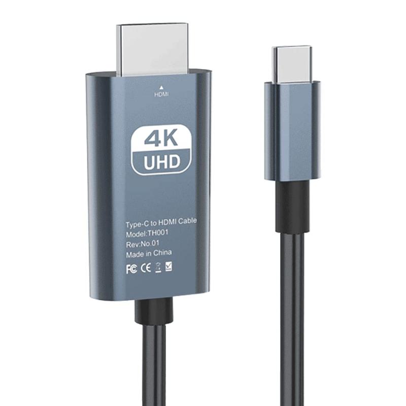 USB Type-C to HDMI 変換ケーブル【4K映像出力 】 HDMI接続ケーブル Type C HDMI 変換アダプター Thunderbolt3 タイプC to hdmi 対応高速