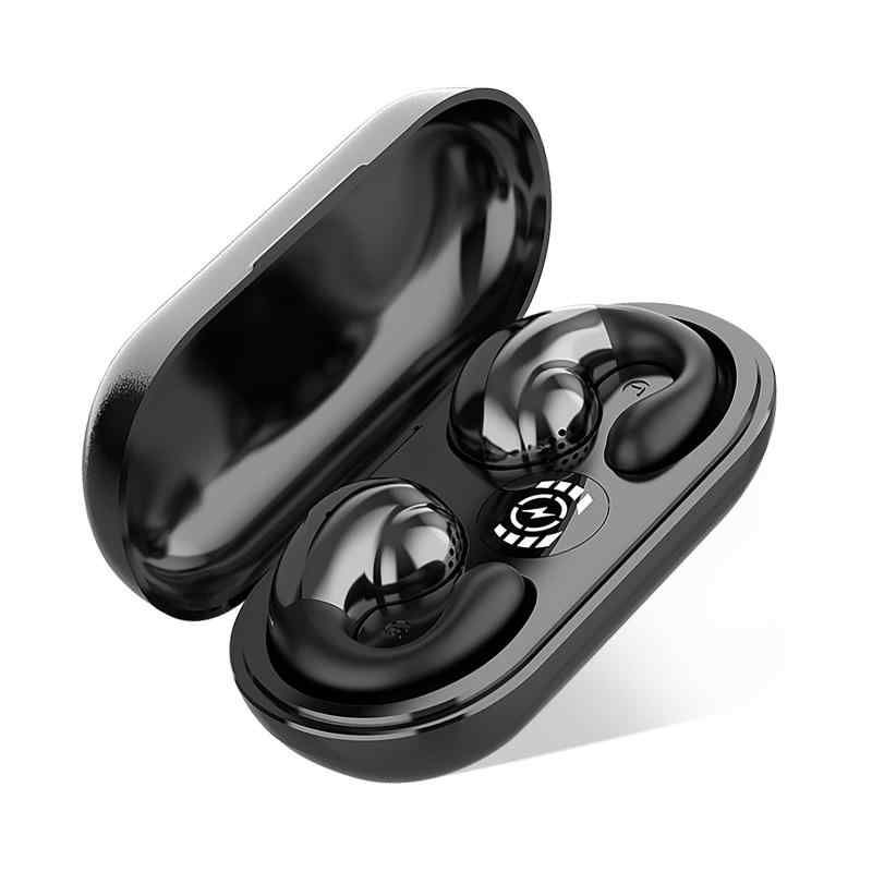 Bluetooth イヤホン 骨伝導×指向性 ワイヤレス Bluetooth5.3 耳挟み式 Bluetooth骨伝導イヤホン 自動ペアリング 耳に入れない ブルート