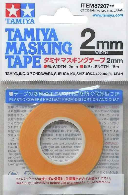 タミヤ メイクアップ材シリーズ No.207 マスキングテープ 2mm プラモデル用ツール 87207