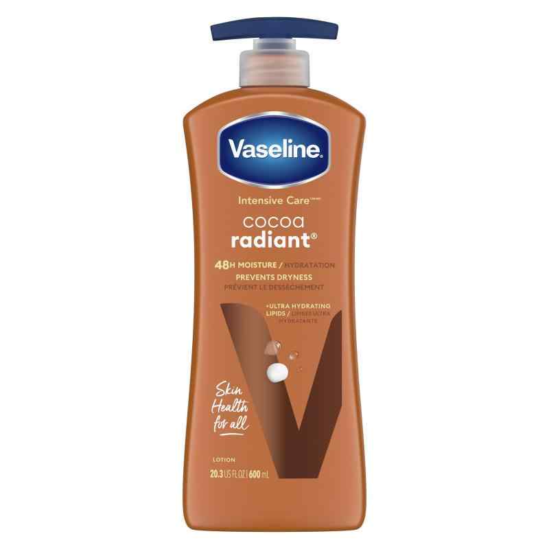 Vaseline Intensive Care Lotion, Cocoa Radiant 20.3 Oz 600ミリリットル (x 1)