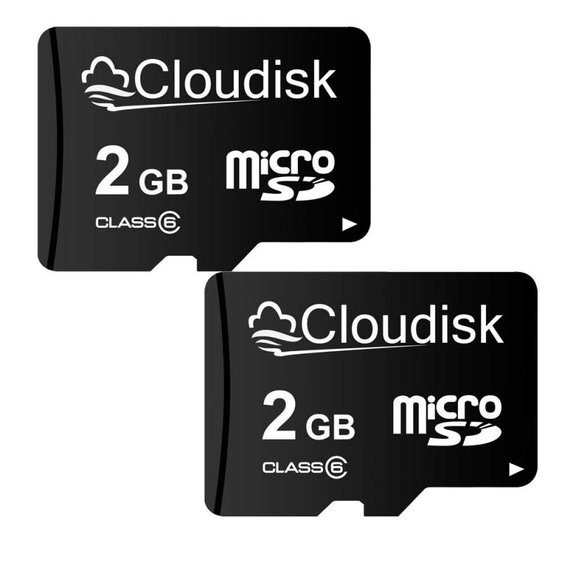 Cloudisk 2パック マイクロSDカード MicroSDカード メモリーカード (2GB)