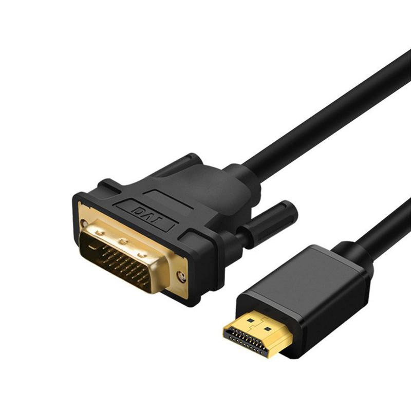 DVI HDMI 変換ケーブル 双方向 DVI-D 24+1 HDMI 変換アダプタ 1080P対応 金メッキ端子 PS4 Switch DVDレコーダー パソコン TV モニター