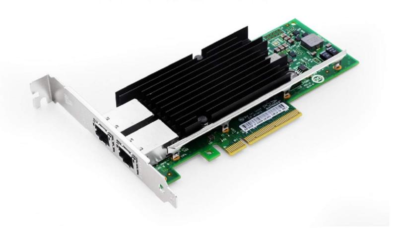 10GbEイーサネットサーバー LANカード X540T2 デュアルRJ-45 ポート PCIe x 8 コンバージドネットワークアダプター インテルX540-BT2チッ